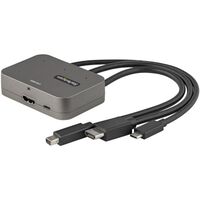 3in1 HDMIマルチ変換アダプタ/3入力(USB-C、Mini DisplayPort、HDMI)-1出力(HDMI)/会議室ディスプレイアダプタ CDPHDMDP2HD