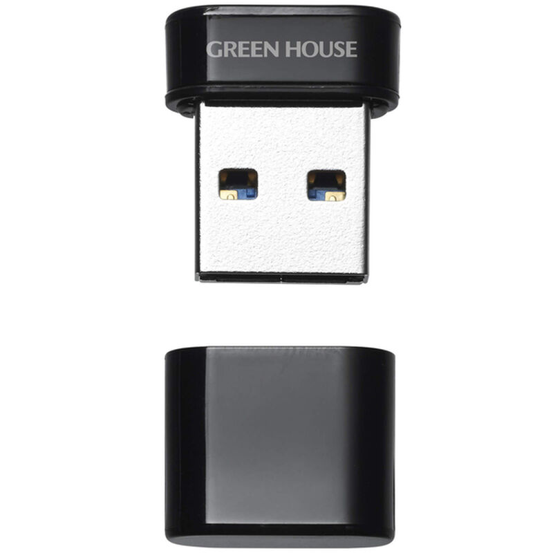 小型USB3.1(Gen1)メモリー 16GB ブラック GH-UF3MA16G-BK