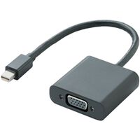 Mini DisplayPort-VGA変換アダプタ/ブラック AD-MDPVGABK