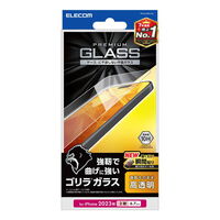 iPhone 15 Plus用ガラスフィルム/ゴリラ/0.21mm/高透明 PM-A23BFLGO