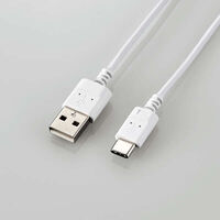 USB Type-Cケーブル/スマホ用/USB(A-C)/極細/1.0m/ホワイト MPA-ACX10WH