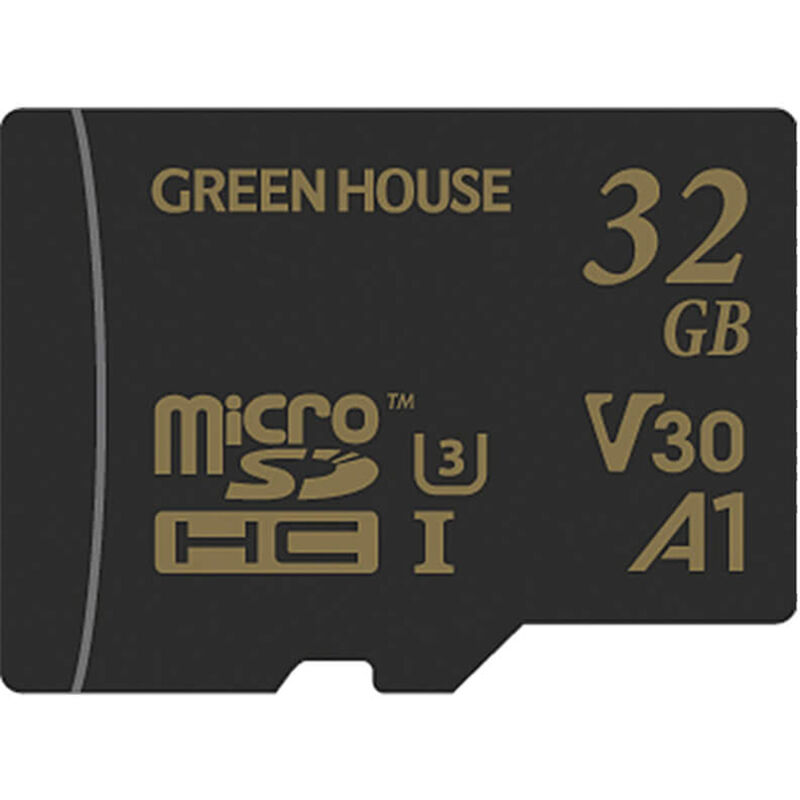 microSDHCカード UHS-I U3 V30 A1 32GB GH-SDM-ZA32G