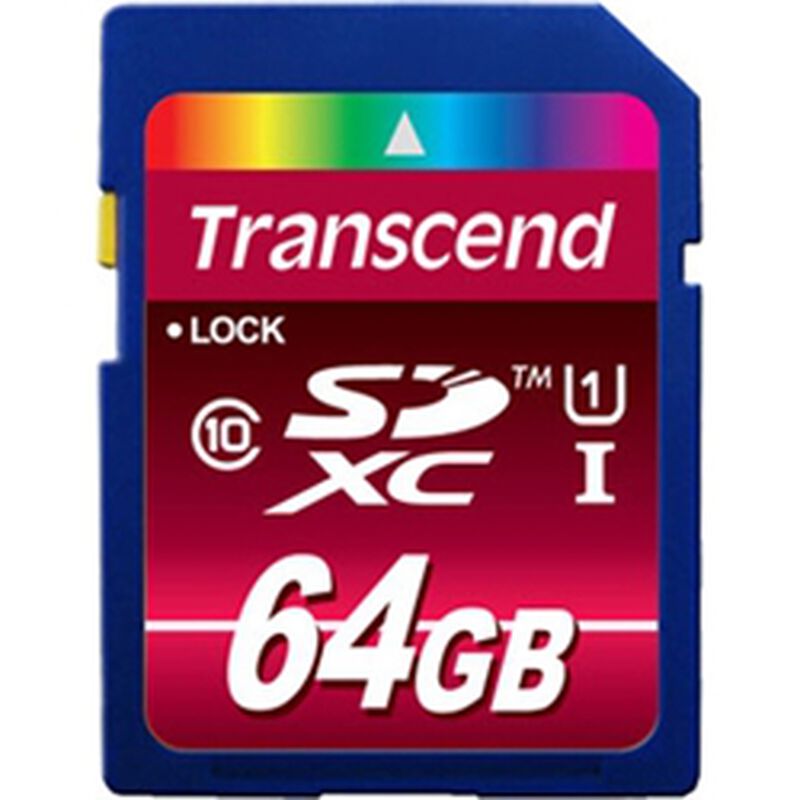 64GB SDXC Class10 UHS-Iカード TS64GSDXC10U1