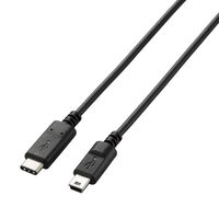 USB2.0ケーブル/C-microBタイプ/認証品/3A出力/1.0m/ブラック U2C-CMB10NBK
