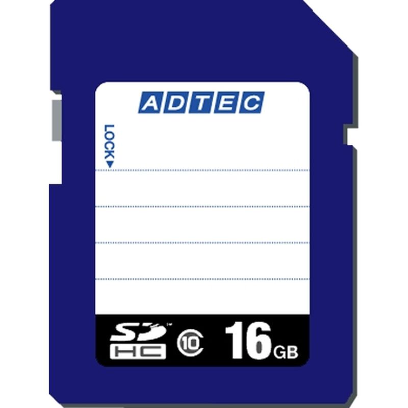 SDHCカード 16GB Class10 データ復旧サービス付き AD-SDTH16G/10