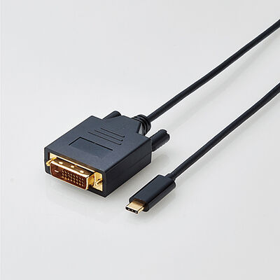 変換ケーブル/USB Type-C - DVI/2.0m/ブラック CAC-CDVI20BK