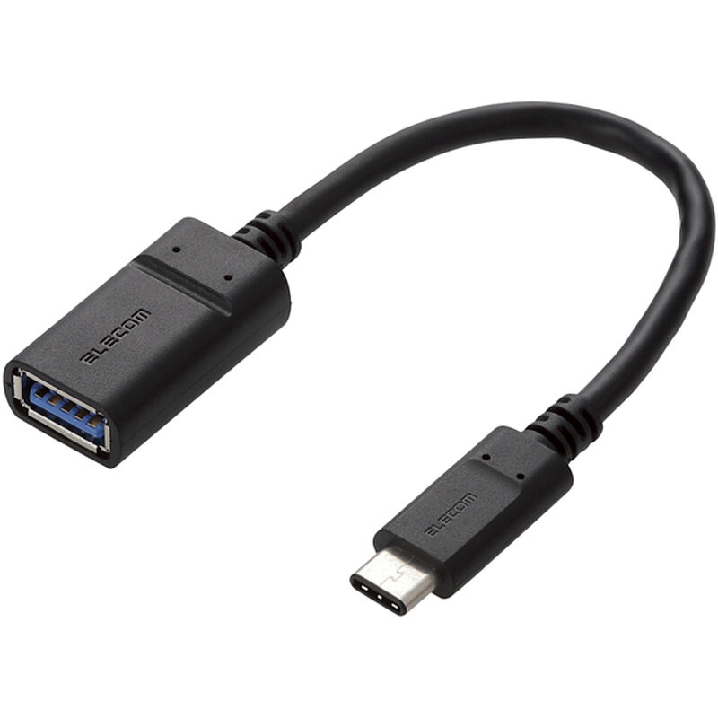 USB3.1ケーブル/Gen1/C-Aメス/認証品/0.15m/ブラック USB3-AFCM01NBK