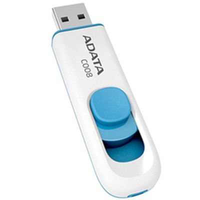 USB2.0直付型フラッシュメモリー Classic C008 32GB （ホワイト＋ブルー） AC008-32G-RWE
