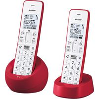 デジタルコードレス電話機（子機2台） レッド系 JD-S09CW-R