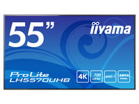 サイネージディスプレイ 55型/3840×2160/HDMI x 2/ブラック/スピーカ：無し/メディアプレイヤー機能/24時間連続使用 LH5570UHB-B1
