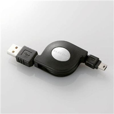 ミニUSBモバイルケーブル(A:ミニBタイプ) USB-RLM515