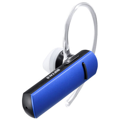 Bluetooth4.1対応 片耳ヘッドセット ブルー BSHSBE200BL