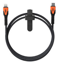 UAG製 KEVLAR CORE USB-C TO LIGHTING POWER CABLE （ブラック/オレンジ） UAG-CBL-CL-BK/OR