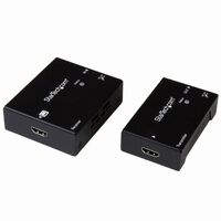 Cat5e/Cat6 HDMIエクステンダー(延長器) HDBaseT規格準拠 ウルトラ4K対応 パワーオーバーケーブル(POC) 送信機/受信機セット ST121HDBTPW