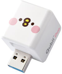 カナヘイ Qubii Duo USB-A ピスケ iOS/AndroidバックアップmicroSD充電カードリーダー MKPQDWK