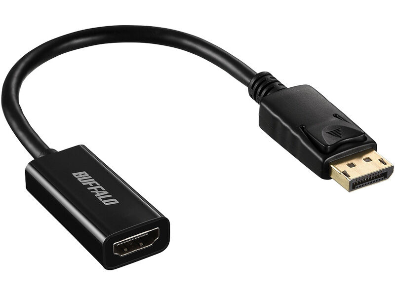 富士通WEB MART] DisplayPort-HDMI変換アダプタ ブラック BDPHDBK ZD