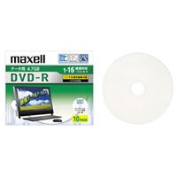 16倍速対応データ用CPRM対応DVD-R4.7GB 10枚 1枚ずつプラケース プリント対応ホワイト DRD47WPD.10S
