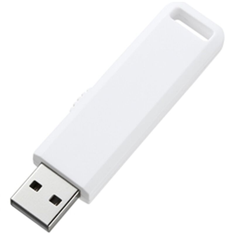 USB2.0メモリ（2GB・ホワイト） UFD-SL2GWN