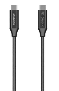 USB Type-C to C ケーブル (4K・100W出力 / 10Gbps / 1.5m) ブラック APC-V1510CC-4KU3G2-B