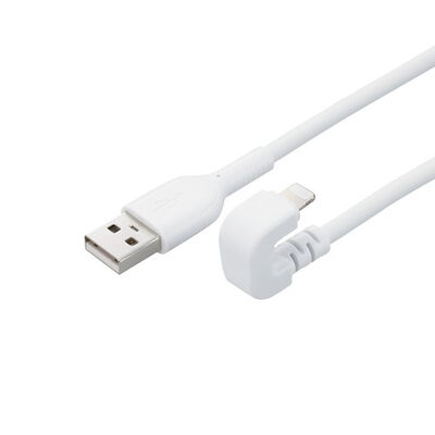 USB-A to Lightningケーブル/U字/なめらか/1.2m/ホワイト MPA-UALU12WH
