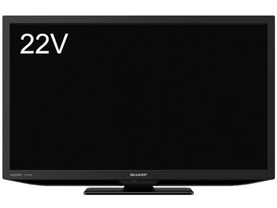 22V型地上・BS・110度CSフルハイビジョンLED液晶テレビ 外付HDD対応 ブラック系 2T-C22DE-B