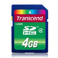 4GB SDHCカード CLASS4 TS4GSDHC4