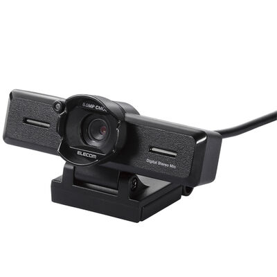 PC Webカメラ/800万画素/ステレオマイク/レンズフード付/ブラック UCAM-C980FBBK