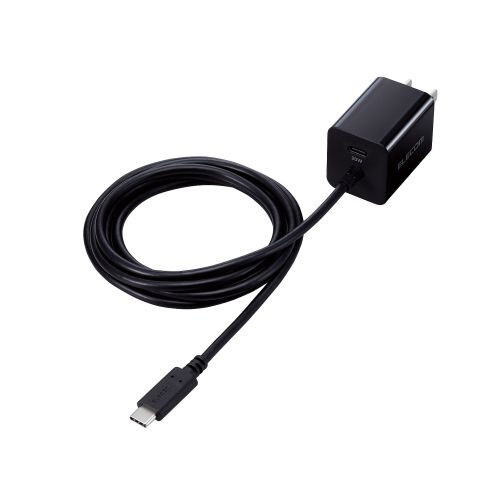 富士通WEB MART] AC充電器/USB充電器/ケーブル一体型/USB PD準拠/20W 