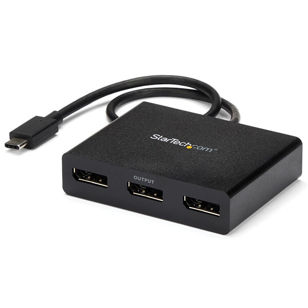 富士通WEB MART] USB-C-DPマルチモニターアダプタ 3ポートMSTハブ 4K