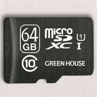 データ復旧サービス付 microSDXCカード UHS-I クラス10 64GB GH-SDM-AEUA64G
