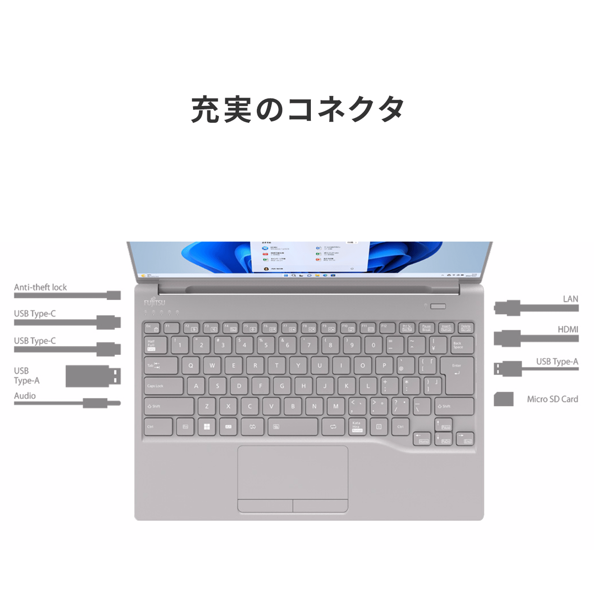 富士通WEB MART] LIFEBOOK WU2/H1 カスタムメイドモデル : 富士通パソコン