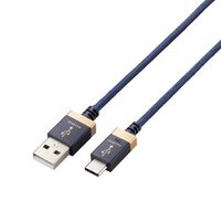 AVケーブル/音楽伝送/USB Type-A to USB Type-Cケーブル/USB2.0/1.0m/ネイビー DH-AC10