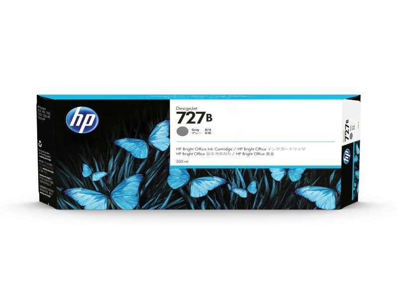 HP（Inc.） HP727B インクカートリッジ グレー 300ml 3WX21A