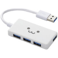 USB3.0ハブ/コンパクト/バスパワー/4ポート/ホワイトフェイス U3H-A416BF1WH
