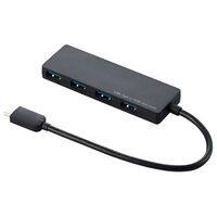 USB3.1(Gen1)HUB/Type-C/Aメス4ポート/バスパワー/15cmケーブル/ブラック U3HC-A429BBK