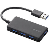 USB3.0ハブ/コンパクト/バスパワー/4ポート/ブラック U3H-A416BBK