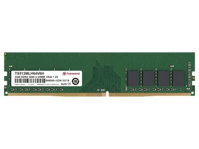 4GB DDR4 2666MHz U-DIMM 1Rx8 512Mx8 CL19 1.2V