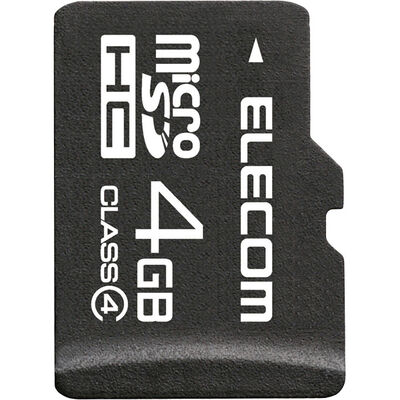 microSDHCカード/Class4/4GB/法人専用/簡易パッケージ MF-MSD004GC4/H