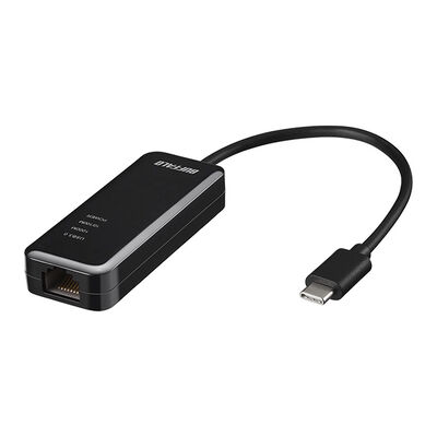 Giga対応 Type-C USB3.2(Gen1)用LANアダプター ブラック LUA5-U3-CGTE-BK