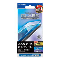 iPhone 15用ガラスフィルム/ブルーライトカット/反射防止 PM-A23AFLGGBLM