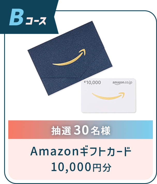 Bコース Amazonギフトカード10,000円分