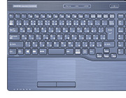 WA3/D1（Core i7選択時） メタリックブルー プリズムクリアキーボード