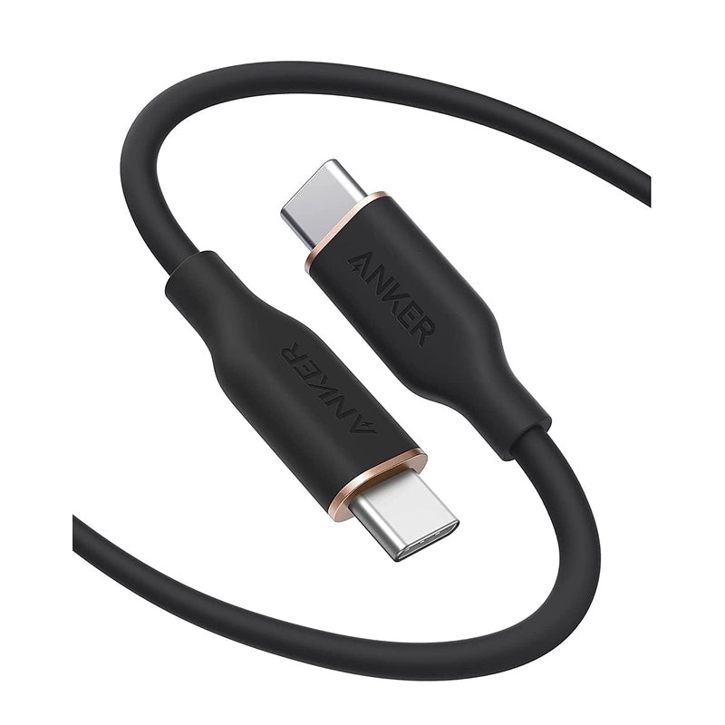 富士通WEB MART] Anker PowerLine lll Flow USB-C & USB-C ケーブル 